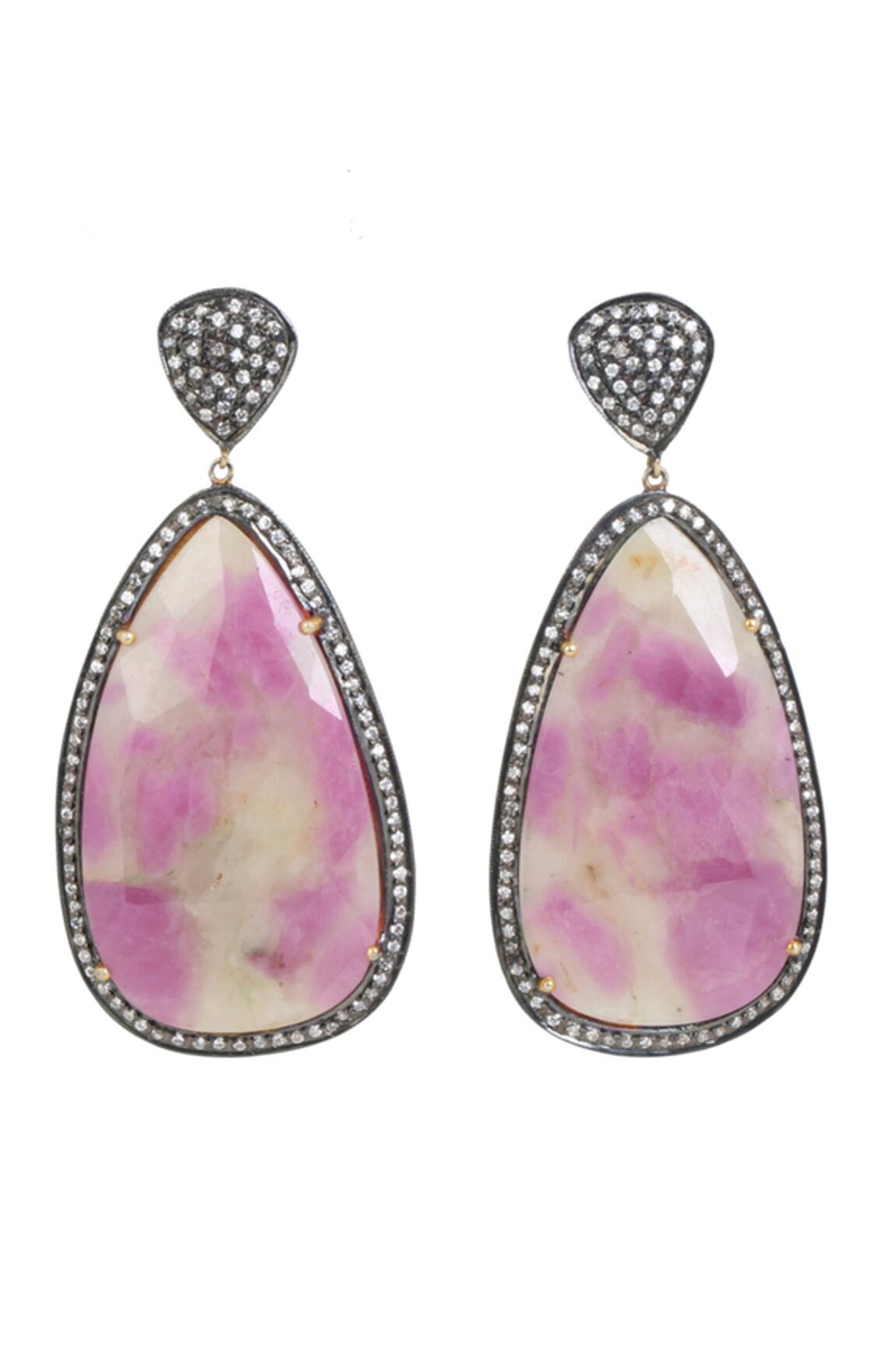 Anuka Jewels Sapphire Drop Earrings