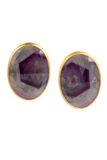Anuka Jewels Framed Hexa Studs 