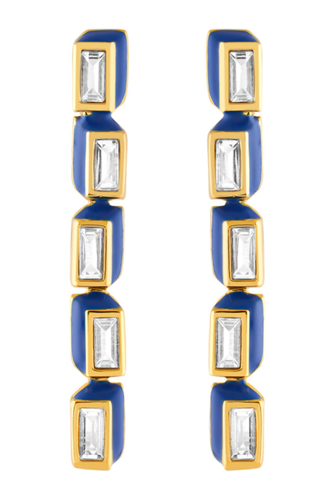 Isharya Square Shaped Hoops 