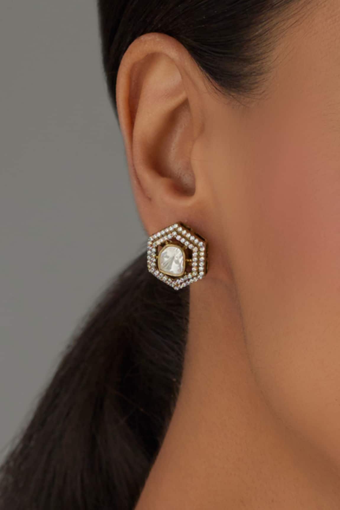 Karisa Designs Victorian Embellished Studs