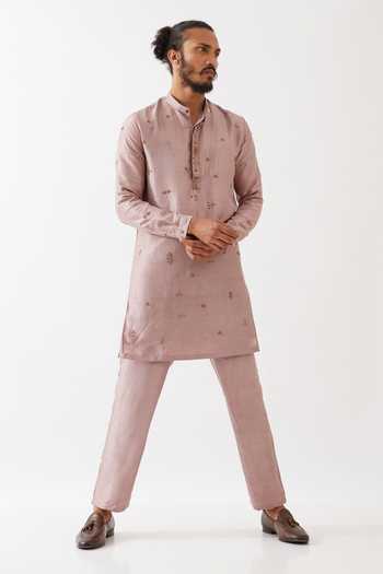 Son Of A Noble Snob Tristan Embroidered Kurta & Trouser Set 