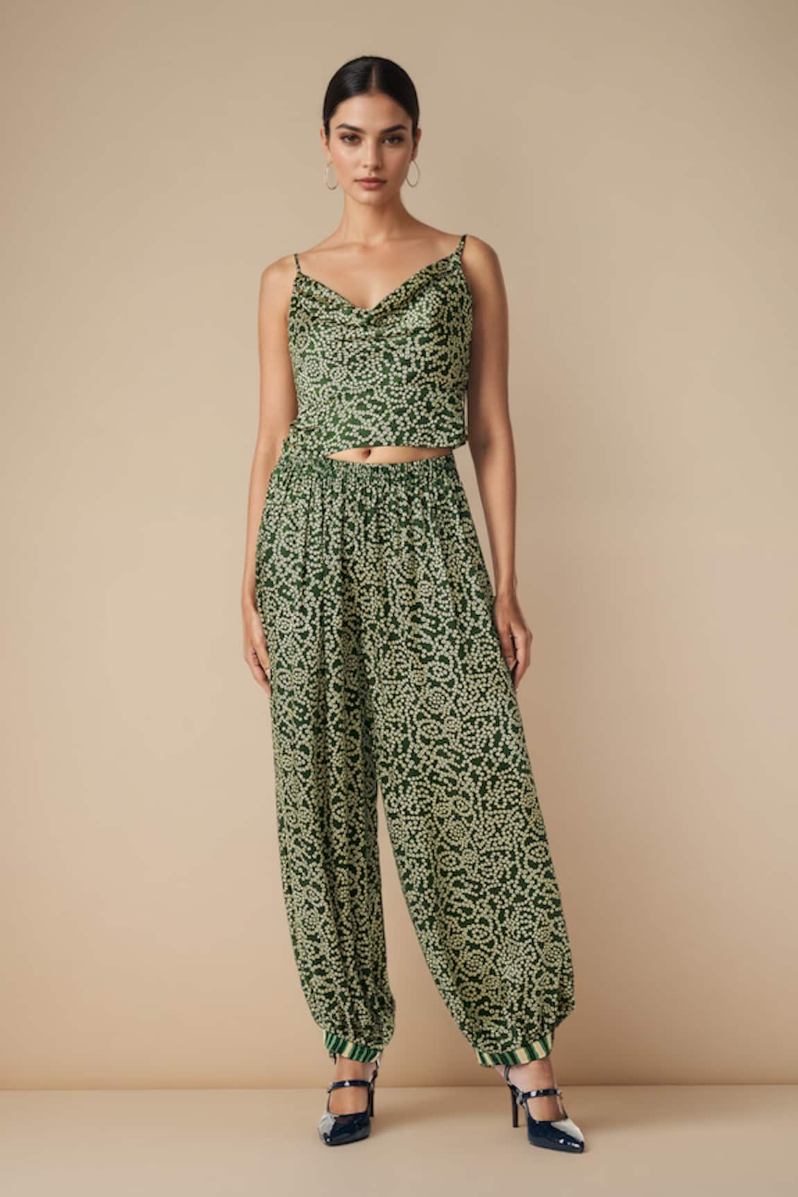 Gulabo By Abu Sandeep Bandhani Pattern Afghani Salwar 
