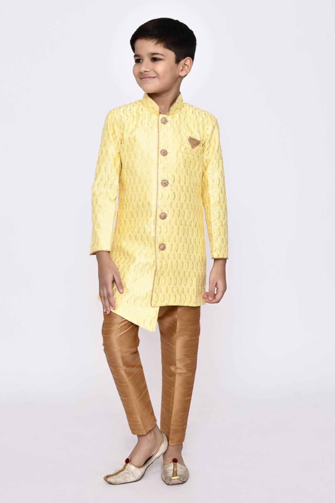 Arihant Rai Sinha Sequin Thread Embroidered Sherwani & Pyjama Set 