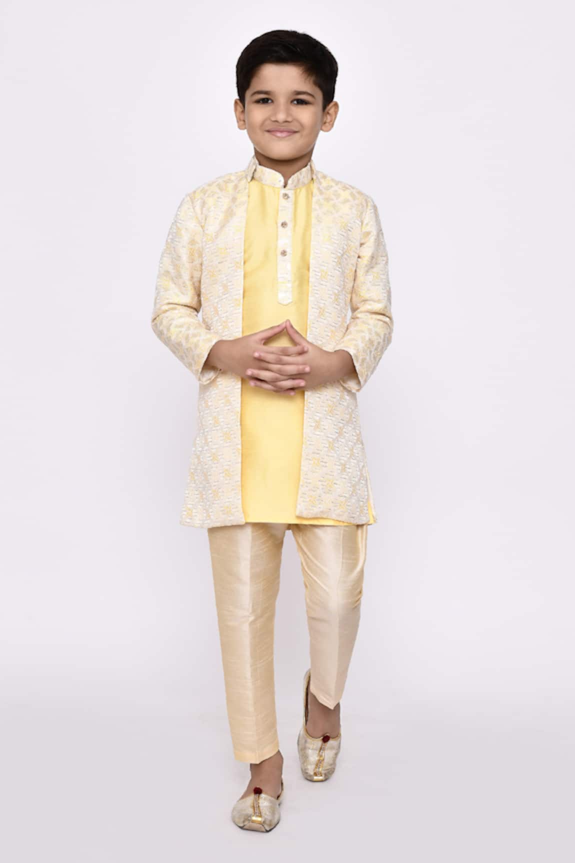 Arihant Rai Sinha Abstract Embroidered Jacket Sherwani Set 