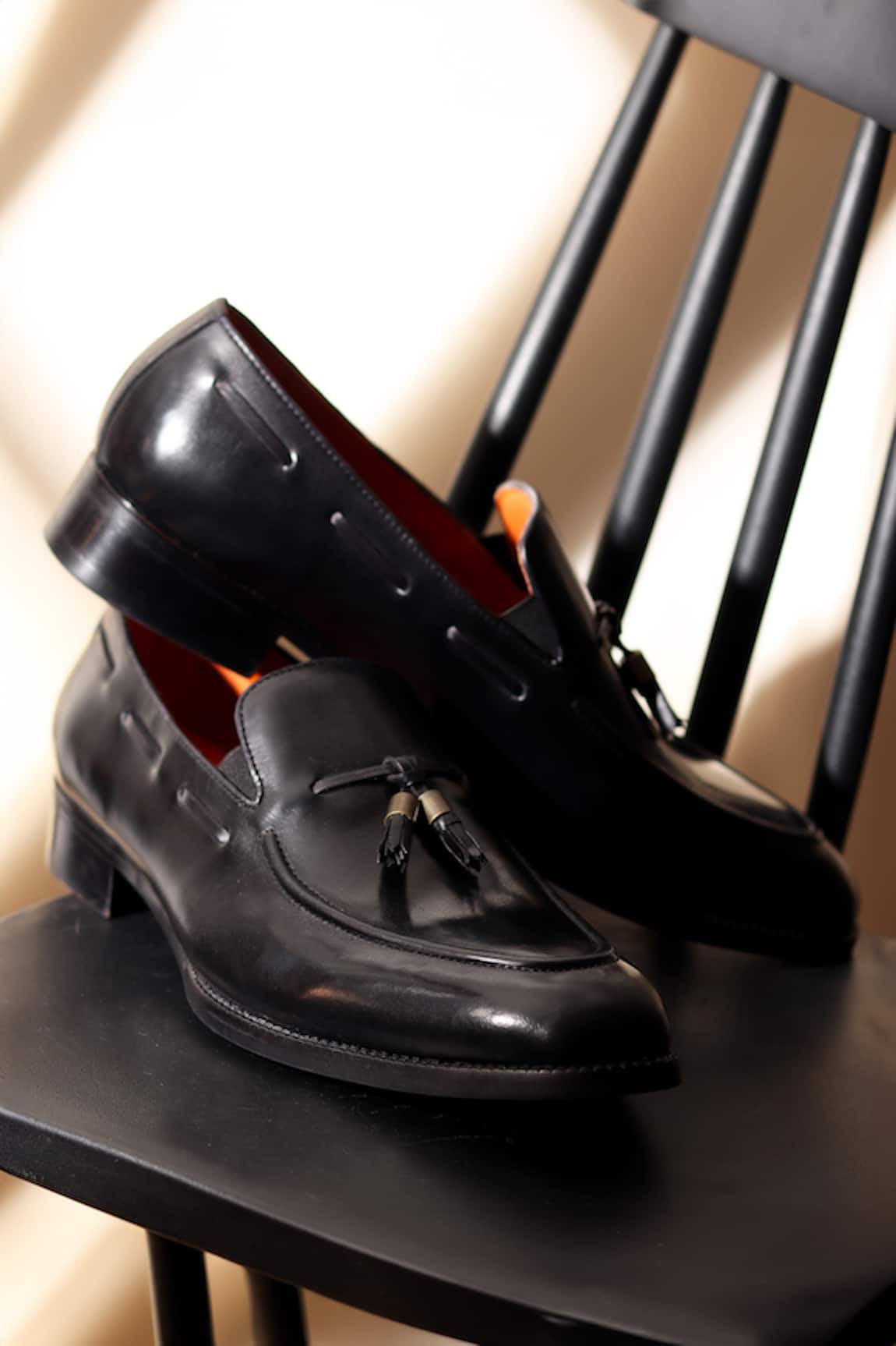 Fellmonger Leather Tassel Loafers 
