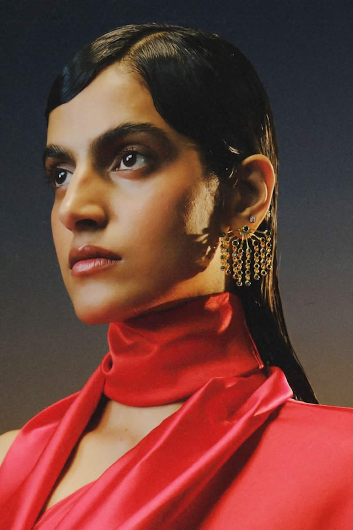 MAALICIOUS JEWELRY Aurora Gemstone Embellished Earrings 