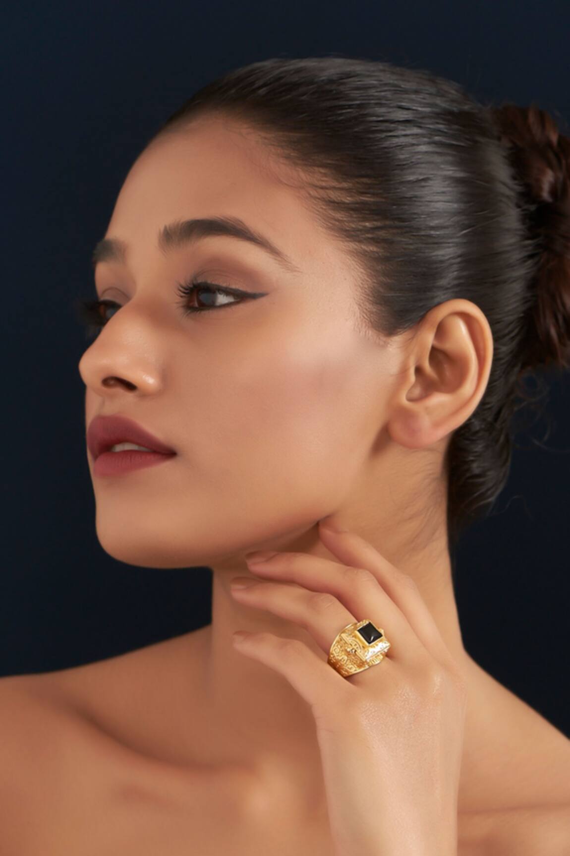 MAALICIOUS JEWELRY Stone Embellished Poison Ring