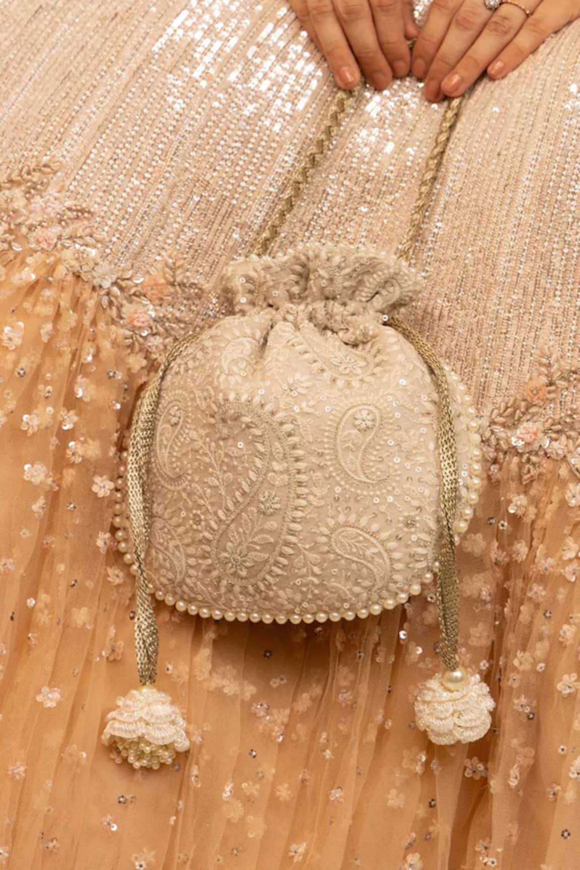 Amyra Rhea Thread Work Potli Bag