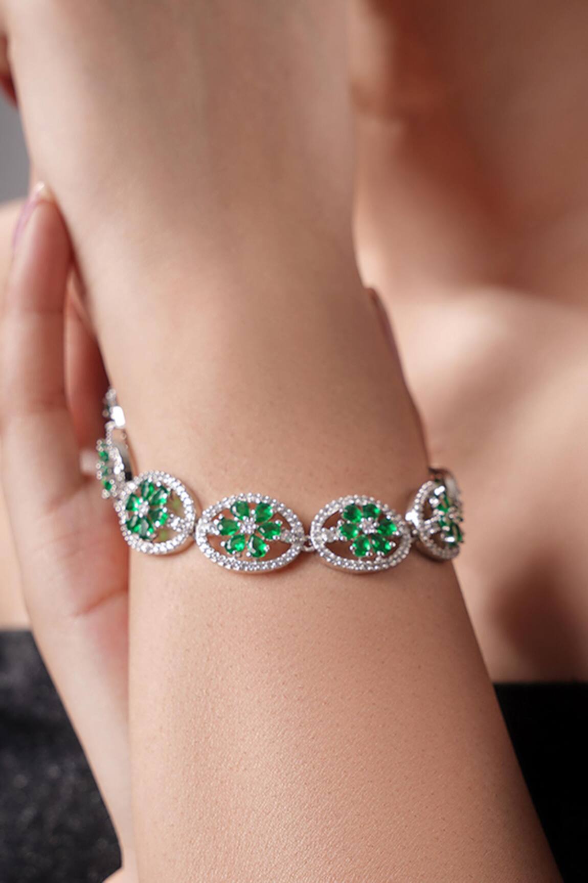 Xago Le Jai Floral Carved Bracelet 