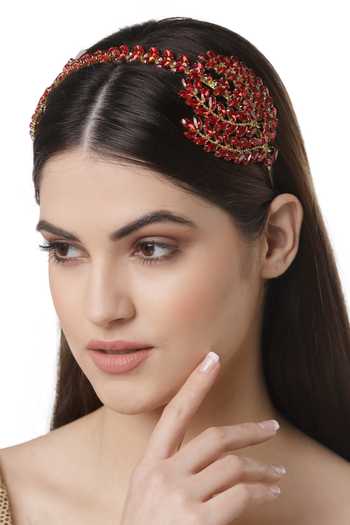 Bijoux By Priya Chandna Crystal Embellished Hairband 