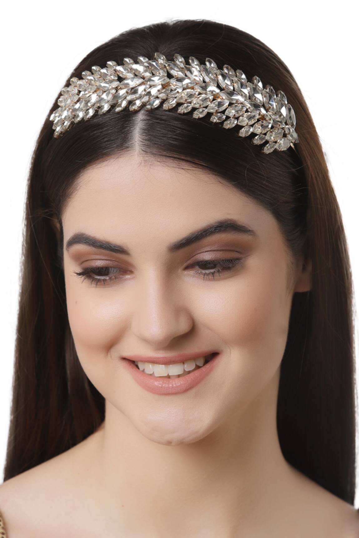 Bijoux By Priya Chandna Crystal Stone Embellished Hairband