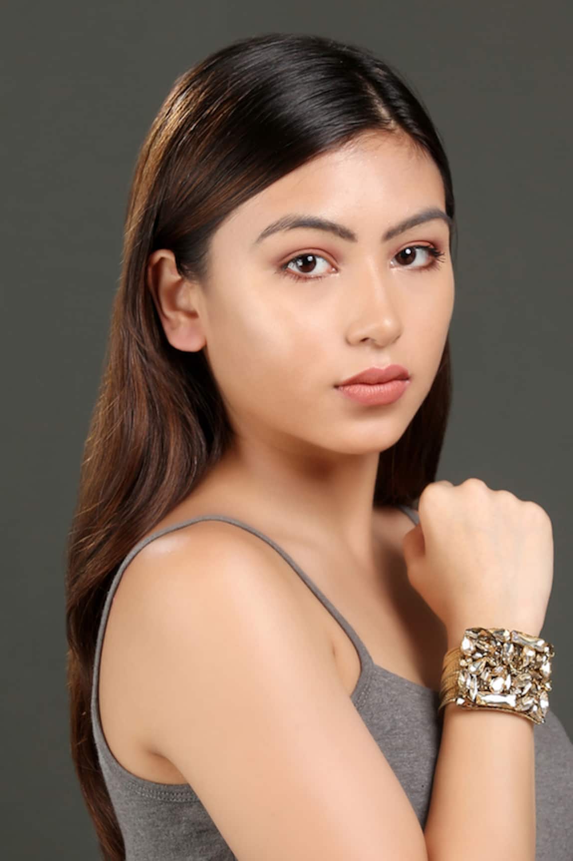 Bijoux By Priya Chandna Crystal Cascade Bracelet