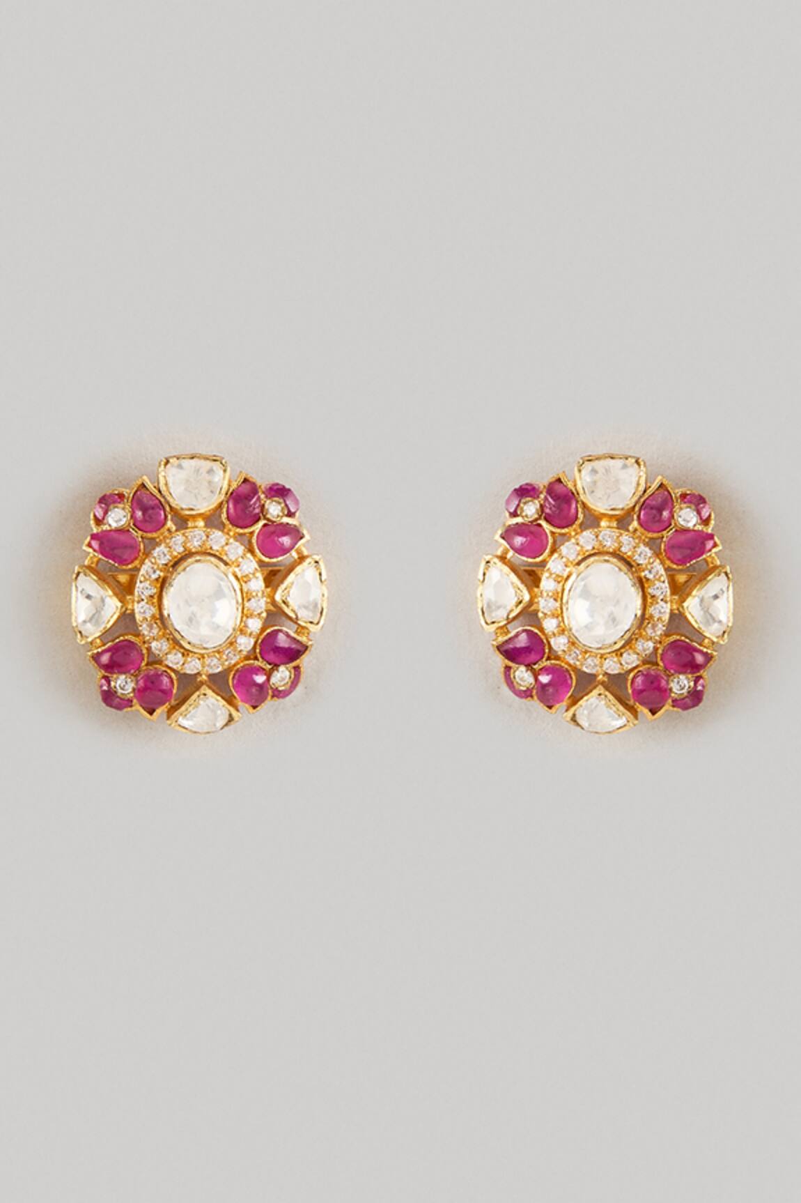 Karisa Designs Cubic Zirconia Embellished Earrings 