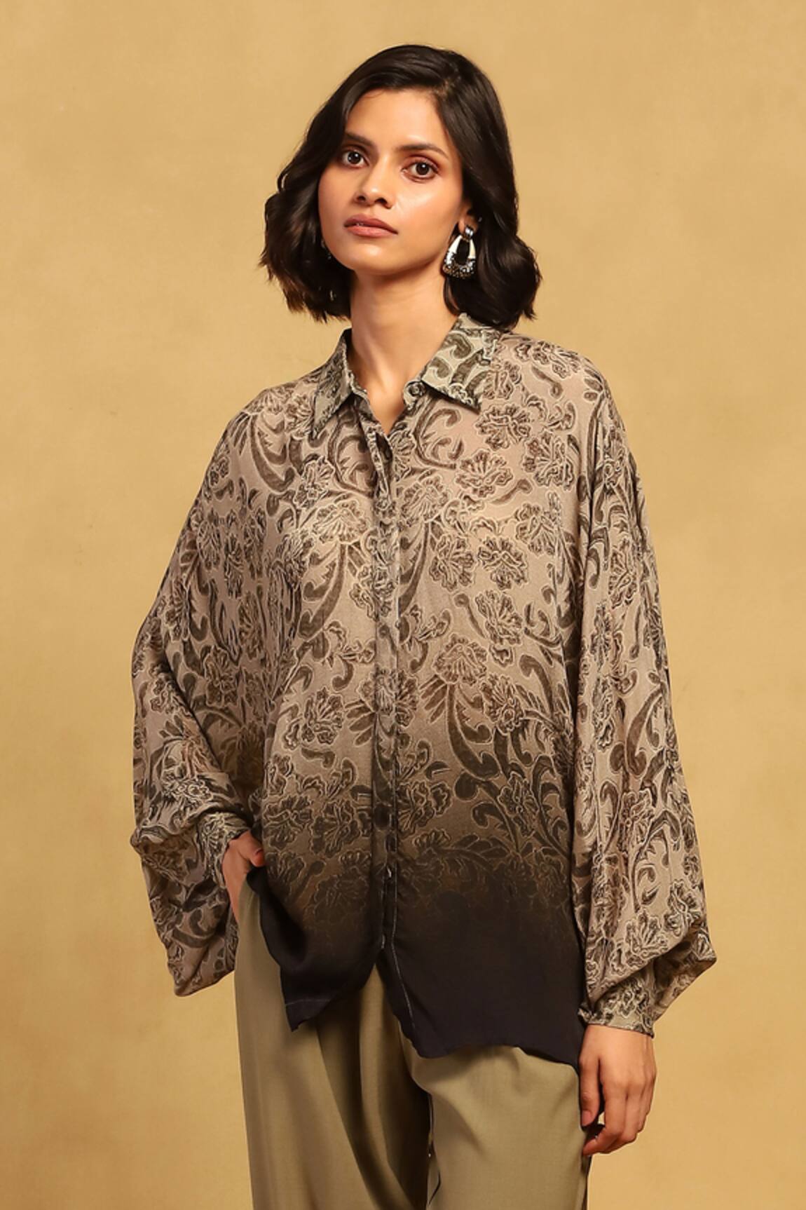 Ritu Kumar Jalaj Floral Pattern Shirt 
