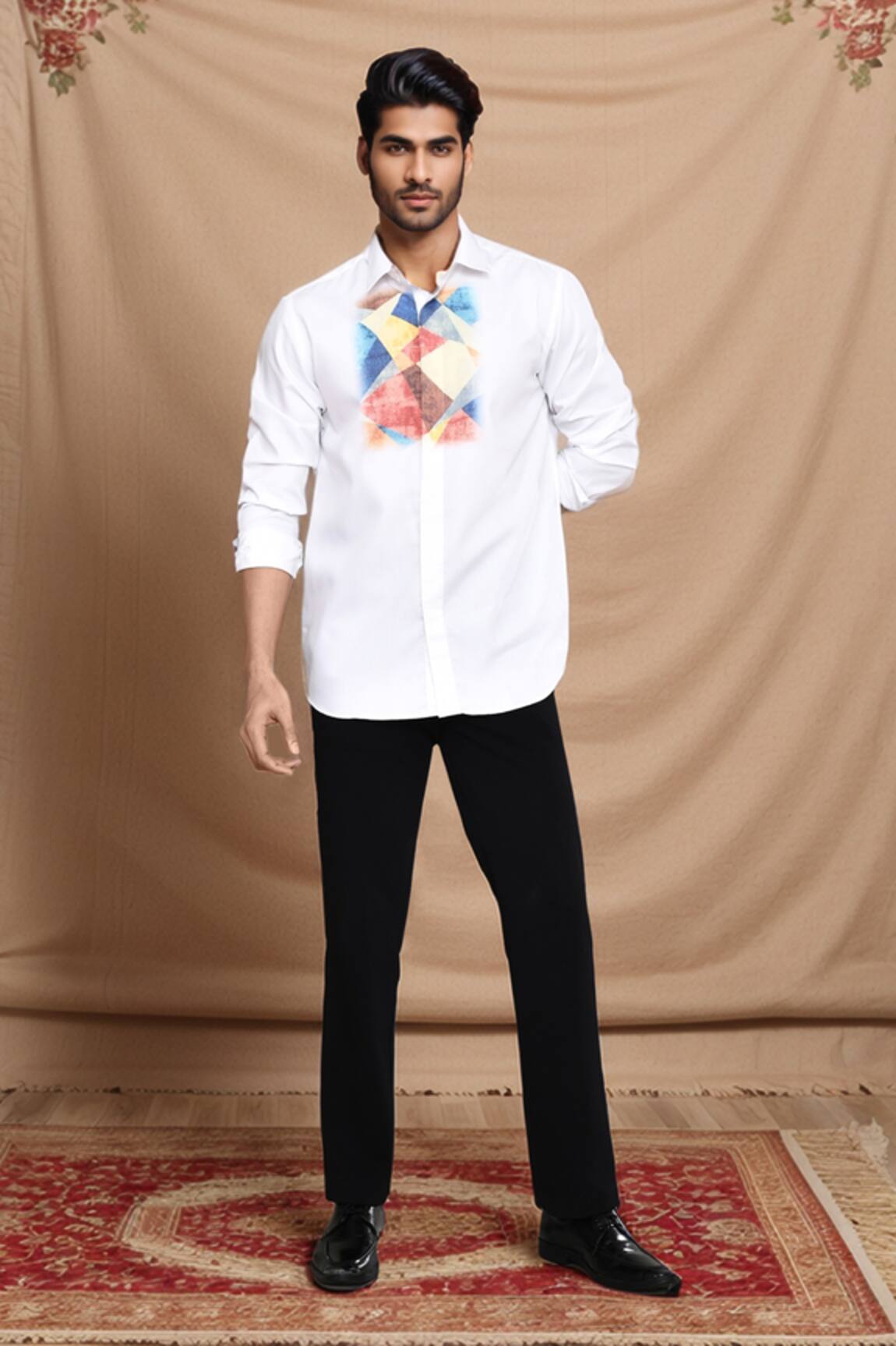 Aryavir Malhotra Abstract Print Shirt