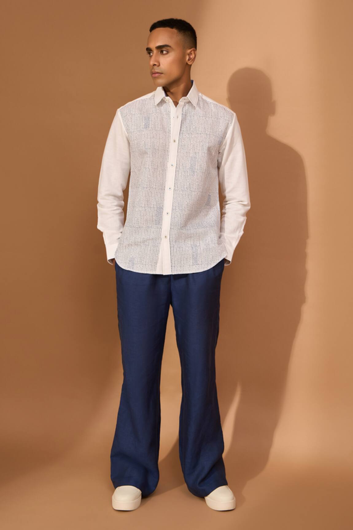 Vivek Karunakaran Smudge Print Shirt 