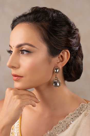 Anana Ekanta Polki Embellished Earrings