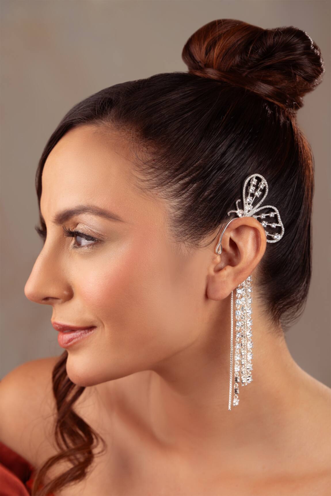 Anana Jaqueline Butterfly Left Earcuff- Single Pc 