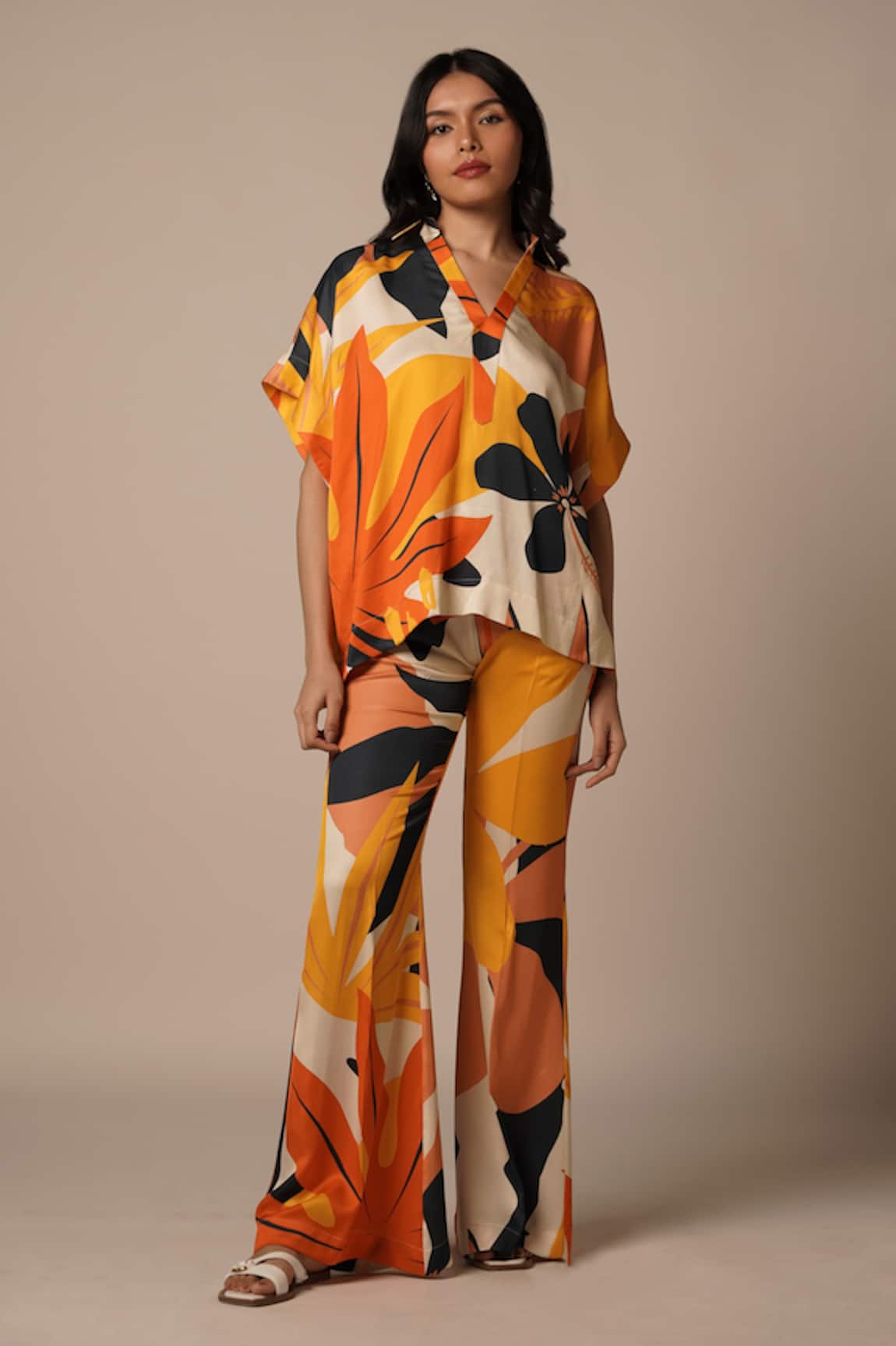 Advait Abstract Print Shirt & Pant Set 