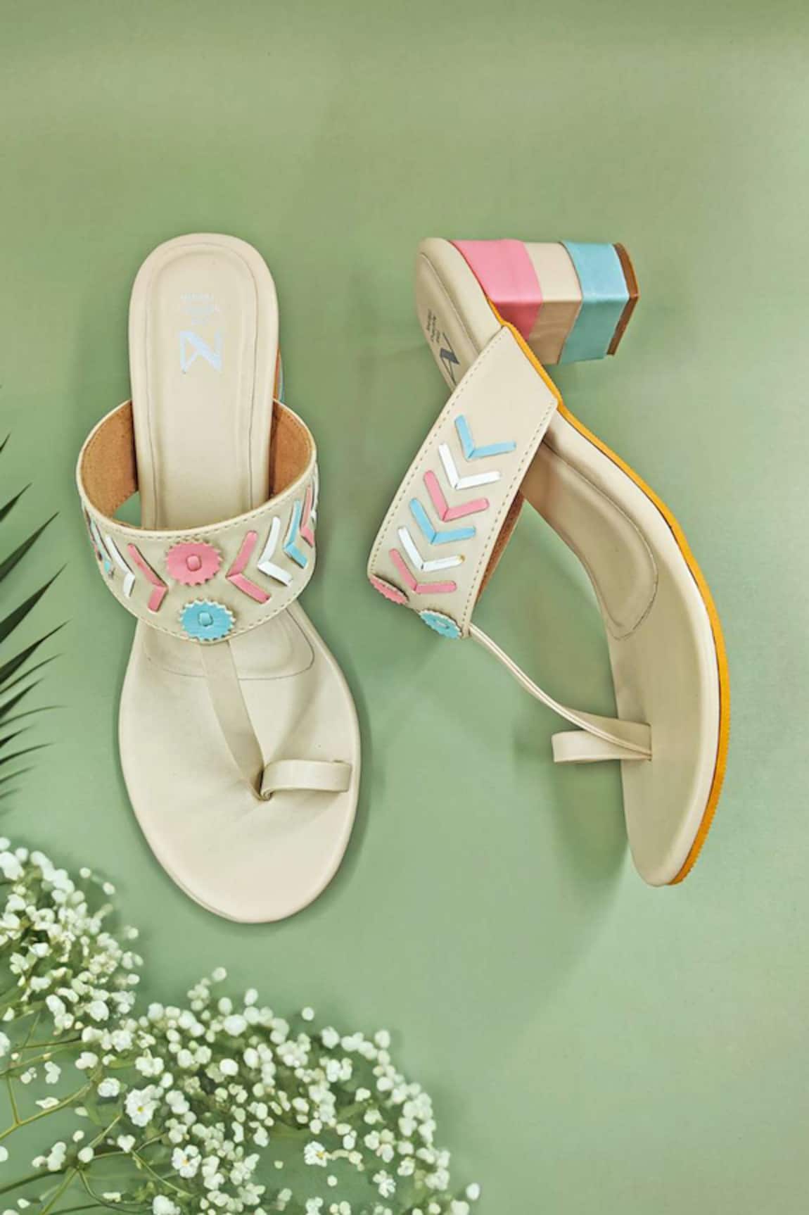 The Madras Trunk Kolhapuri Cutwork Heels