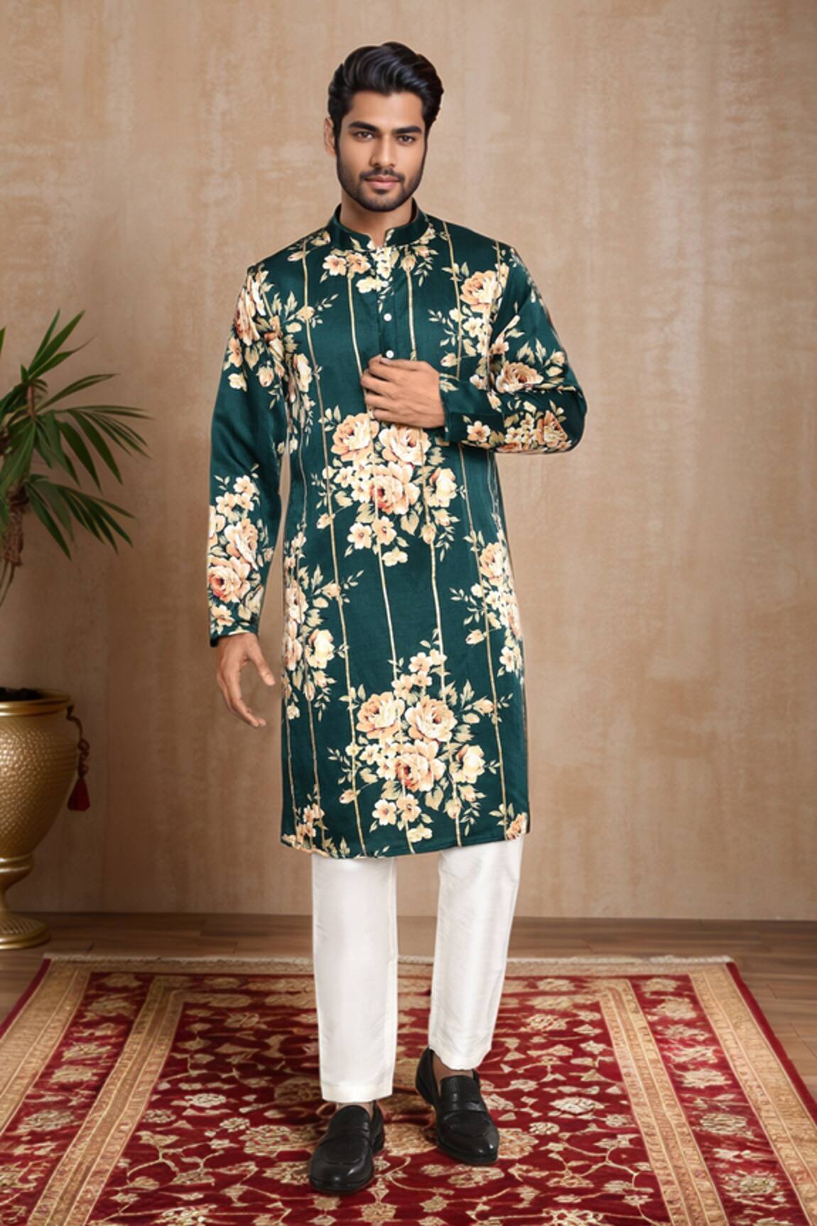 Arihant Rai Sinha Gulbahar Print Kurta 