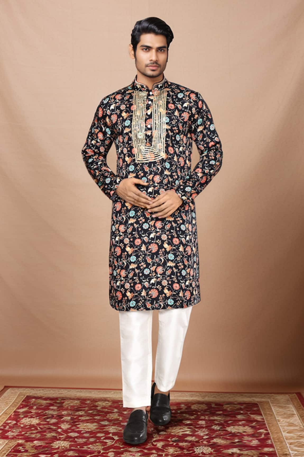 Arihant Rai Sinha Wildbloom Print Kurta 