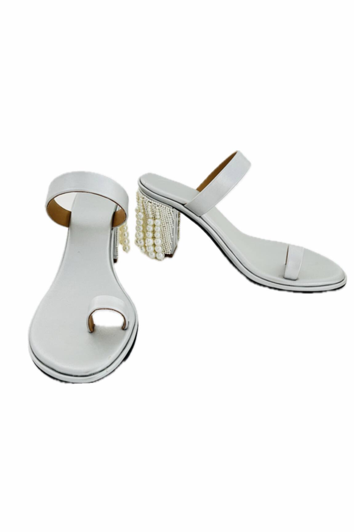 Preet Kaur Aria Hand Embroidered Block Heels 