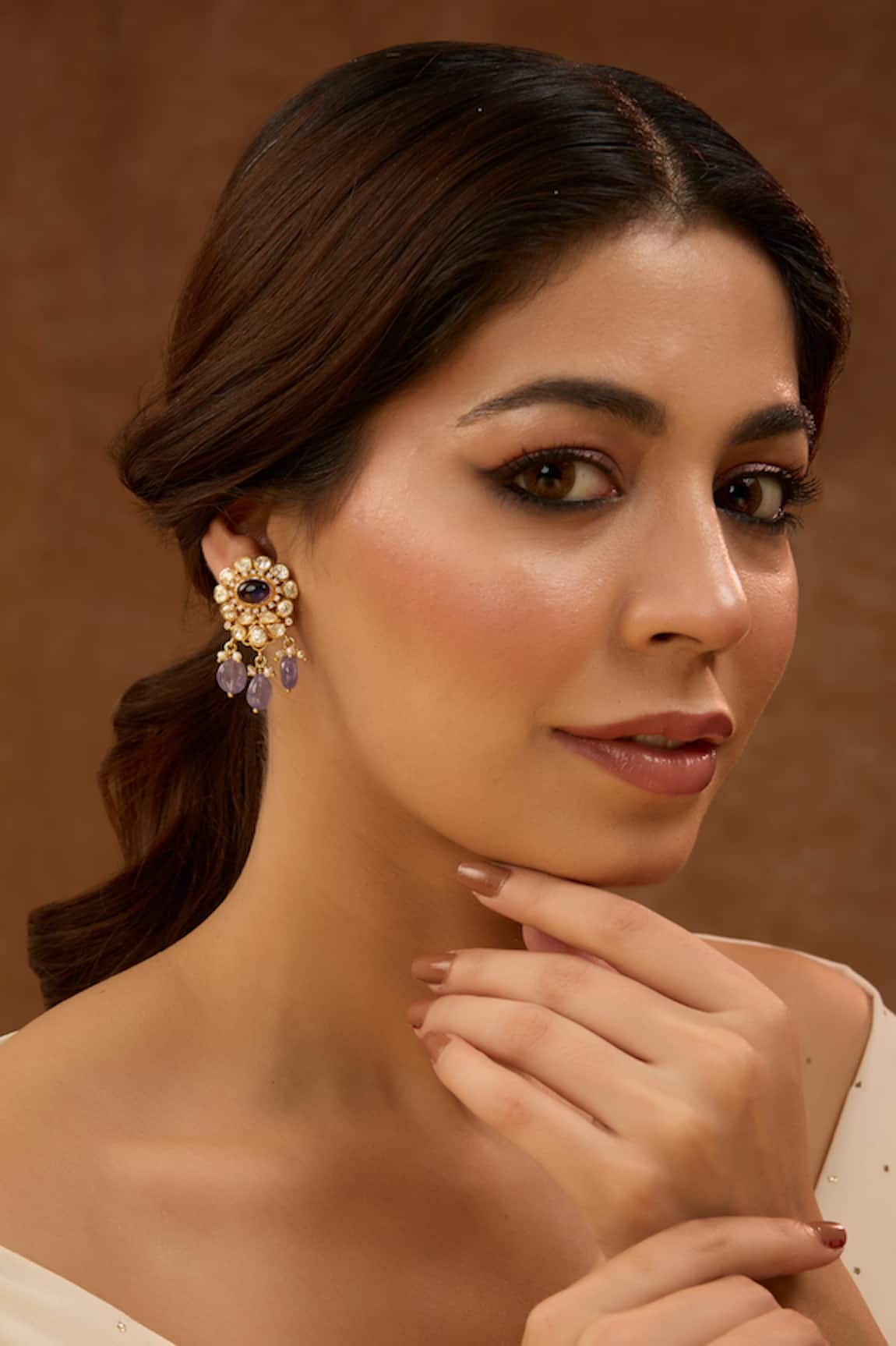 Karisa Designs Cubic Zirconia Moissanite Danglers 