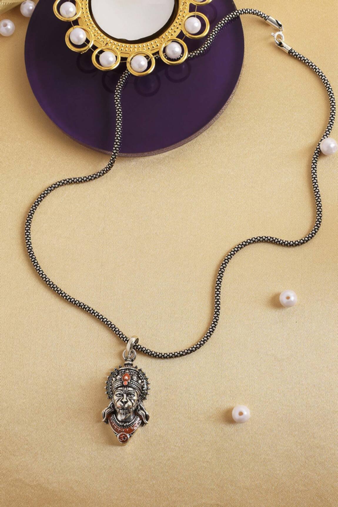 Mero Jewellery 3D Lord Hanuman Pendant Necklace