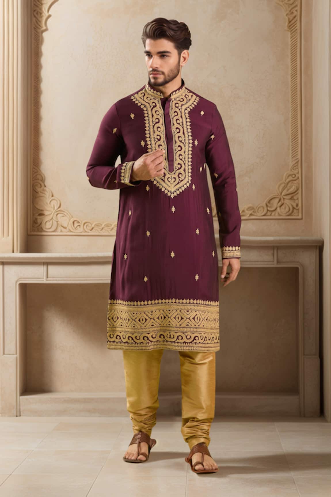 Arihant Rai Sinha Dori Embroidered Kurta Set