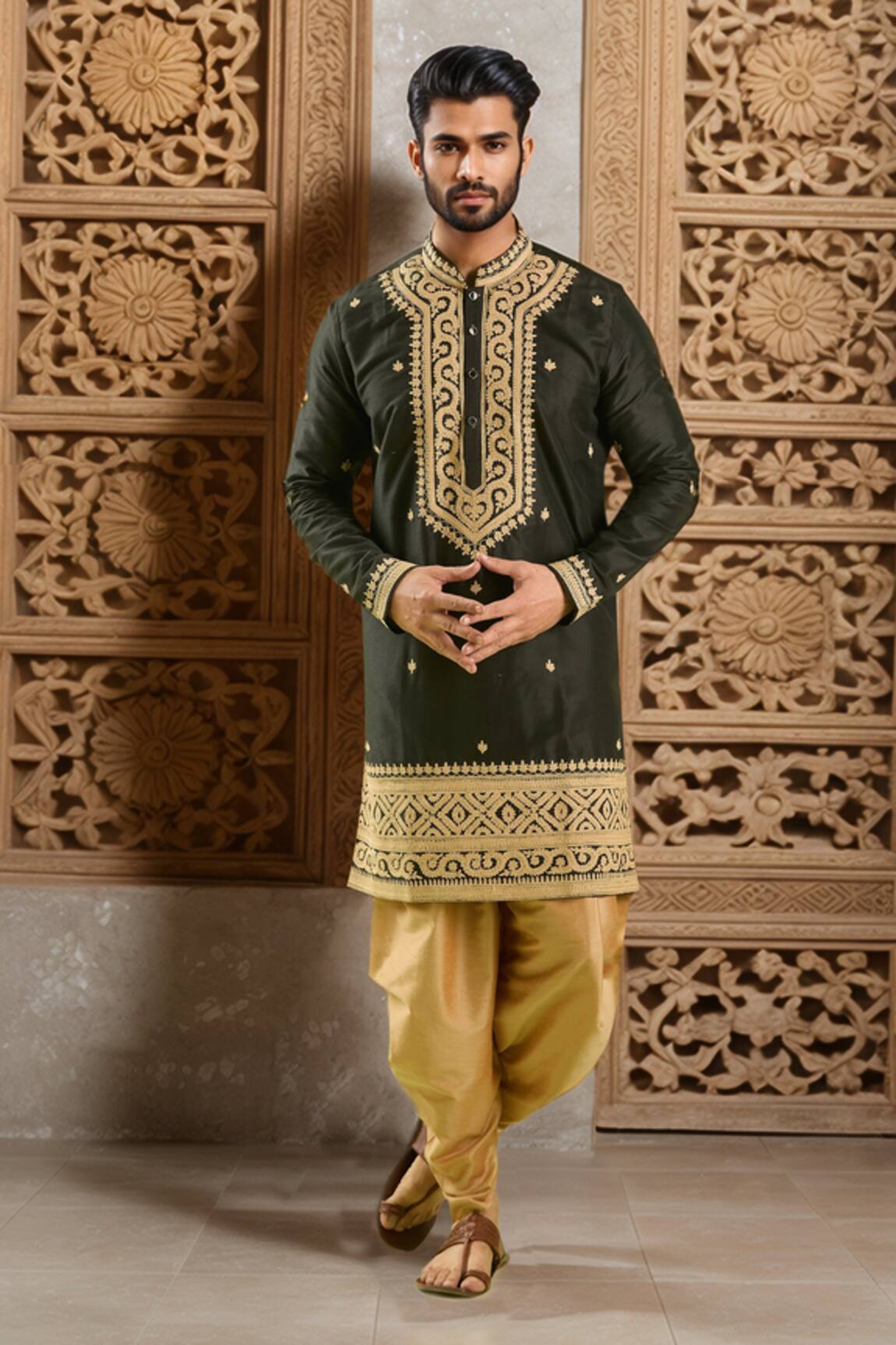 Samyukta Singhania Dori Embroidered Kurta Set 