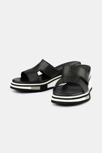 Heel Your Sole Thread Embroidered Wedges 