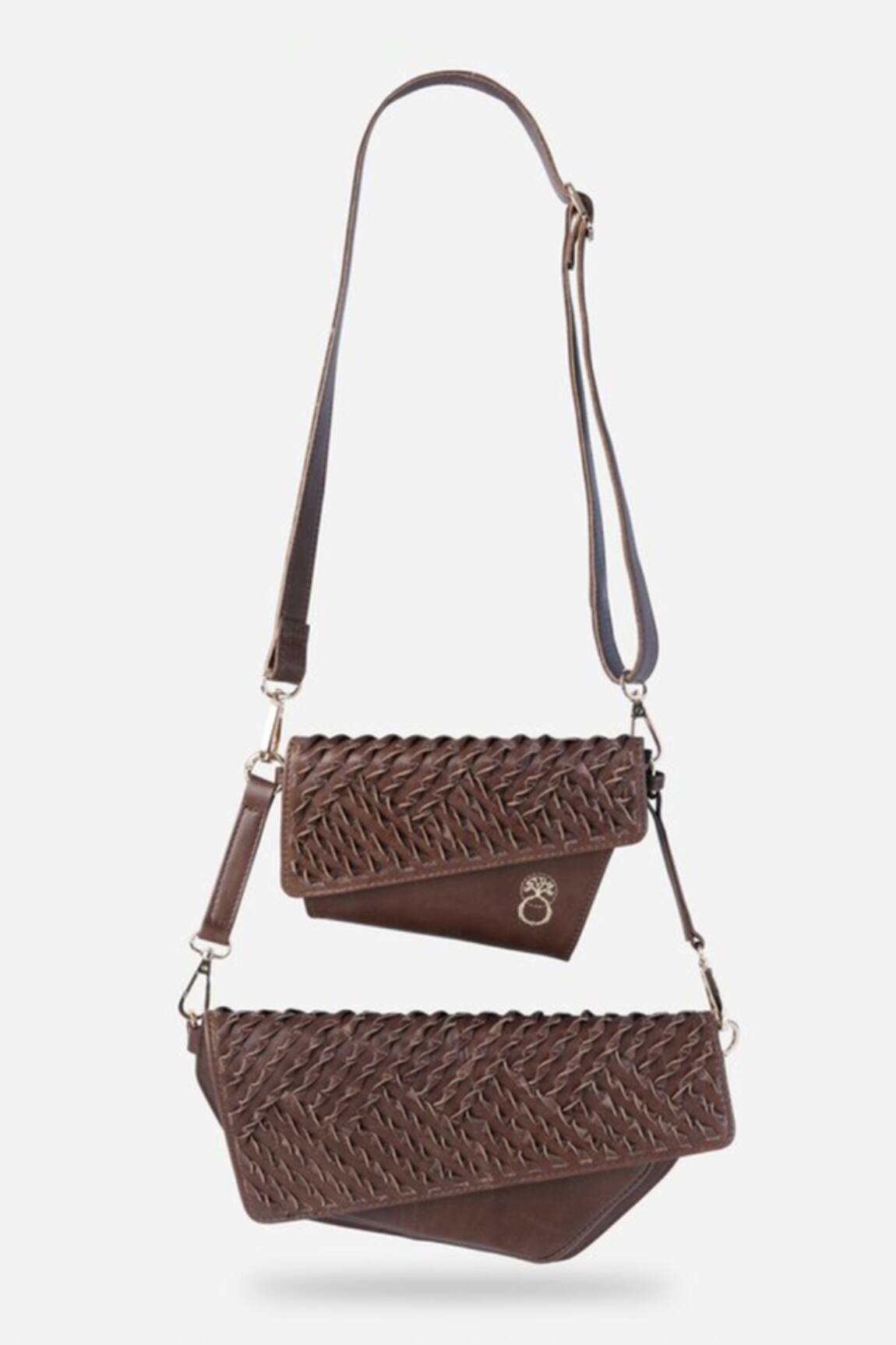 Econock Studio Brown Leather Modular Bag System 