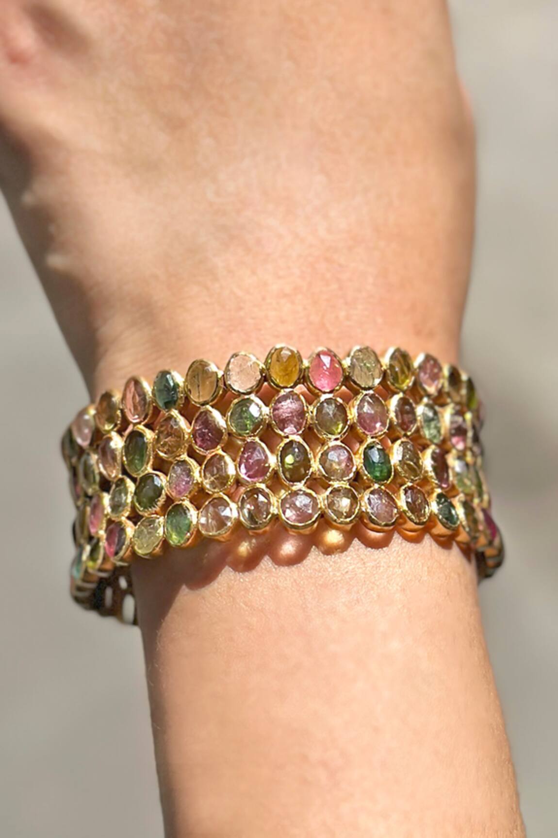 Anuka Jewels Tourmaline Cuff Bracelet 