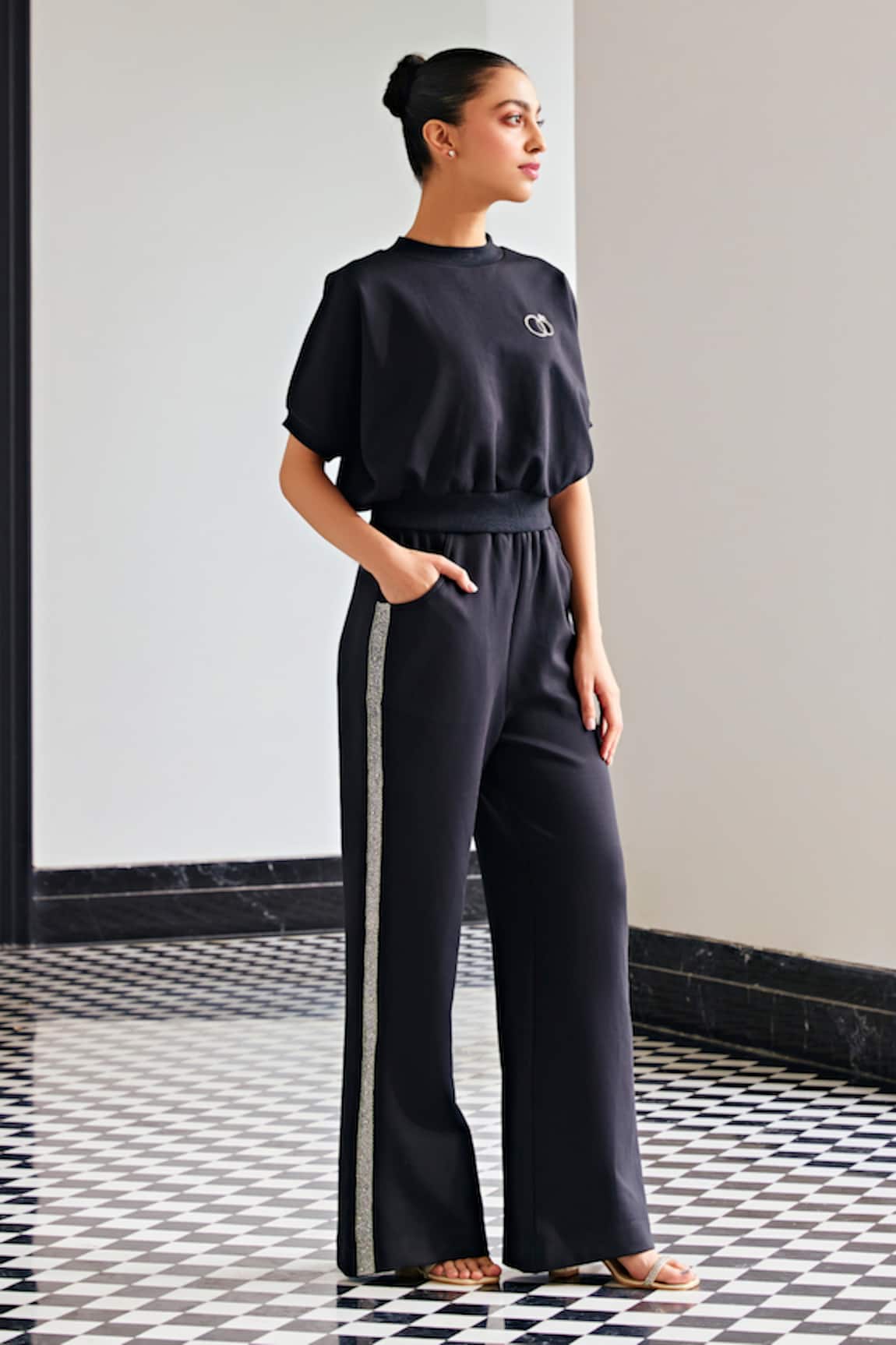 Kay Kay Designer Embroidered Top & Pant Set