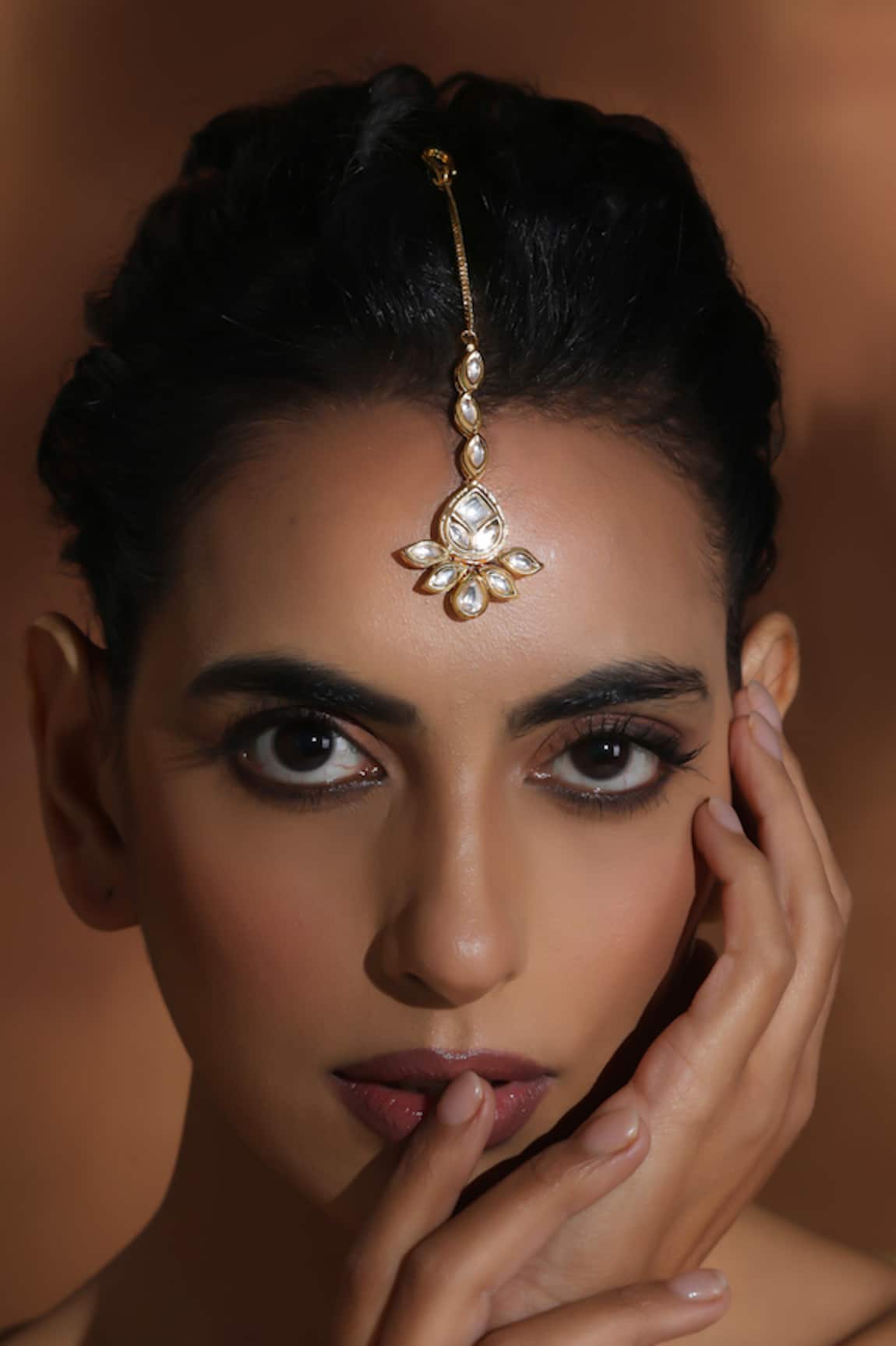 Swabhimann Kundan Embellished Maangtikka 