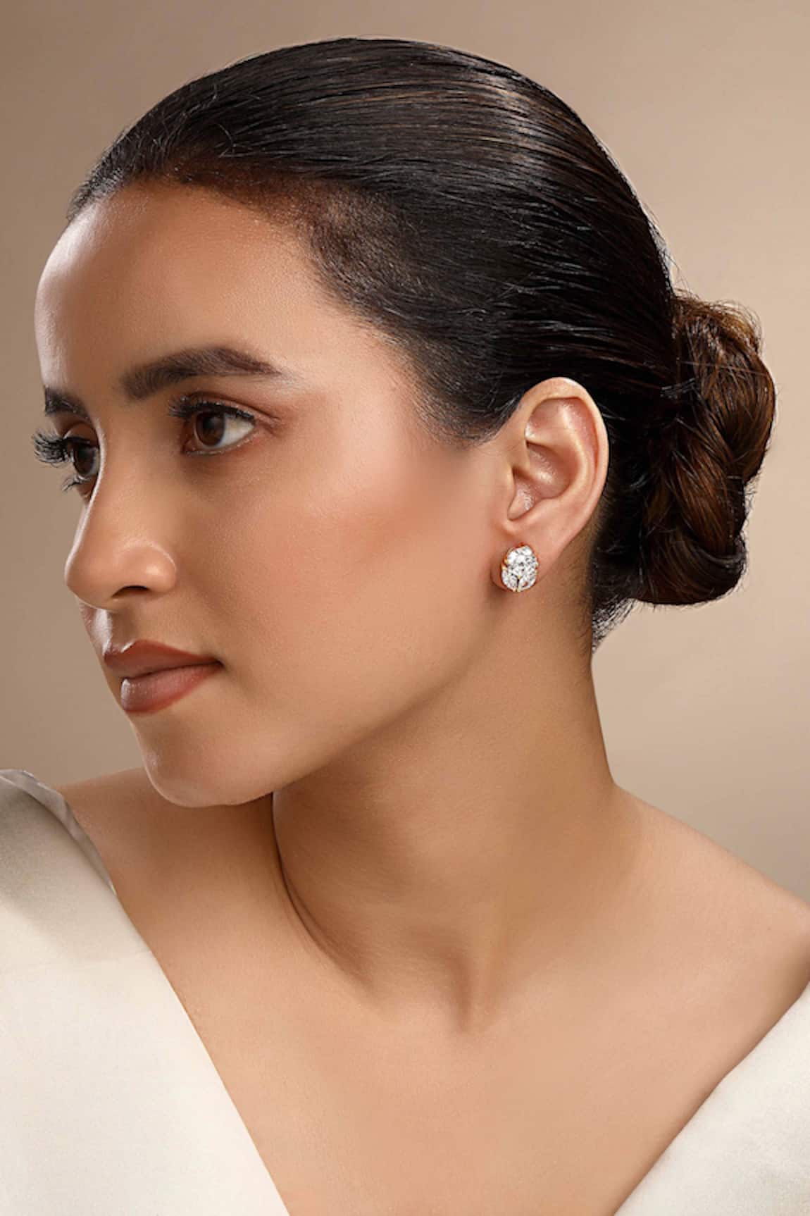 Sica Jewellery Cubic Zirconia Sunset Bloom Studs 