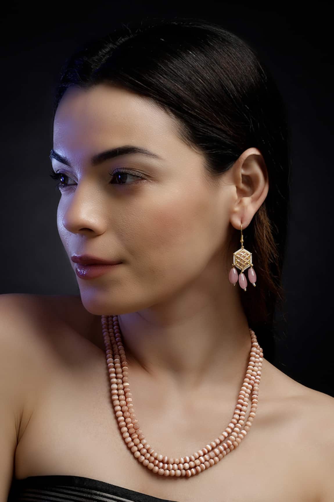 Dugran By Dugristyle Natural Stone Layered Necklace