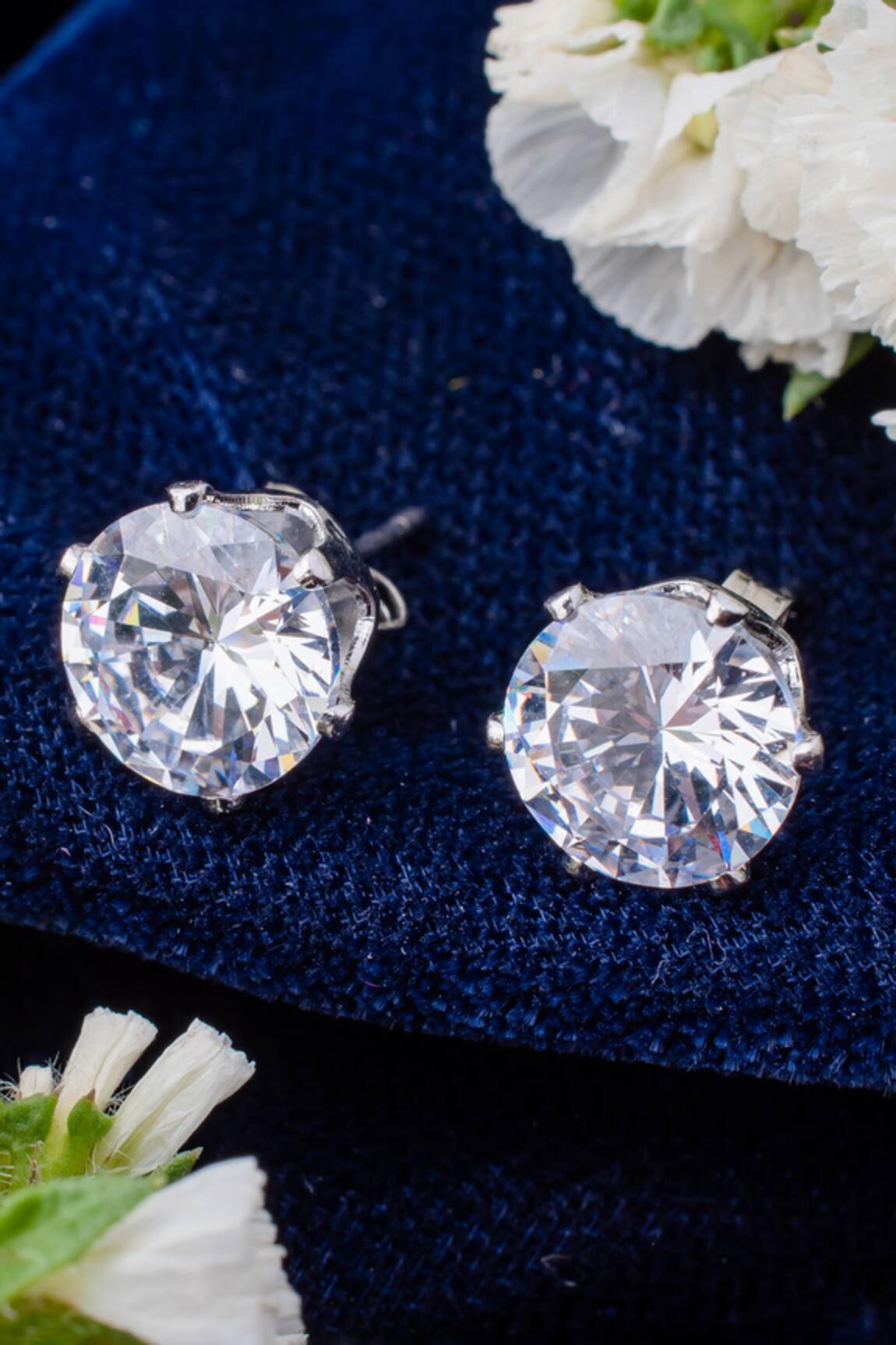 Vivinia By Vidhi Mehra Zircon Stud Earrings