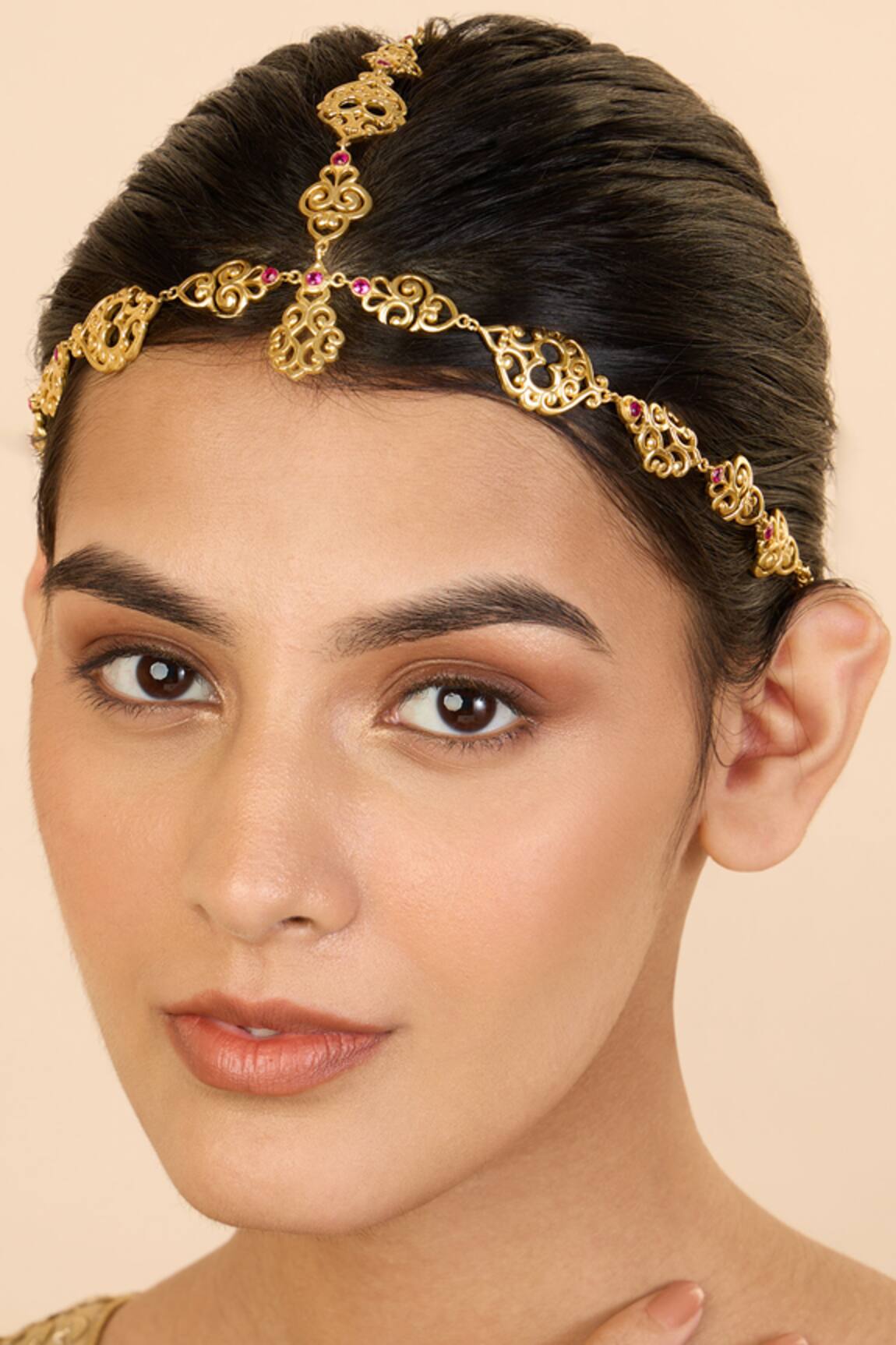 Mnsh Crest Vine Gold Mathapatti