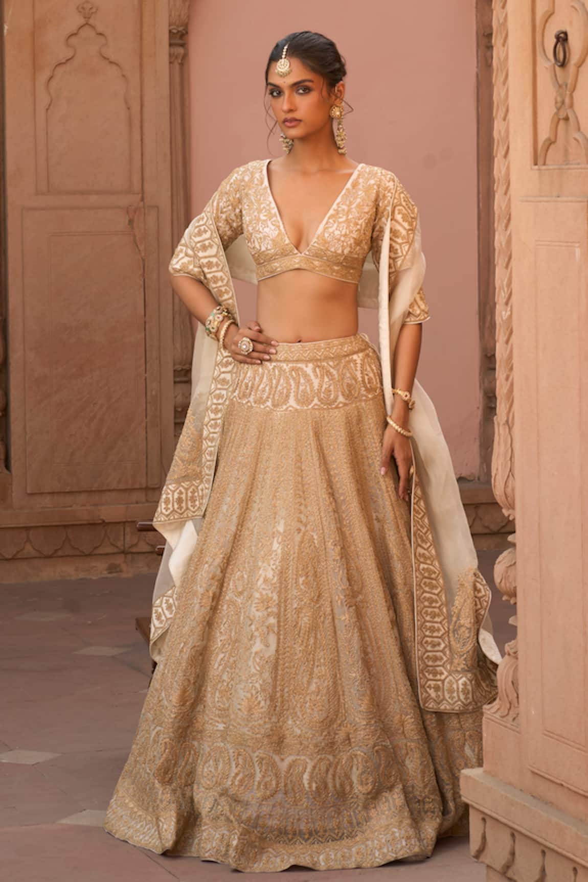 Sheetal Batra Dori Embroidered Lehenga Set