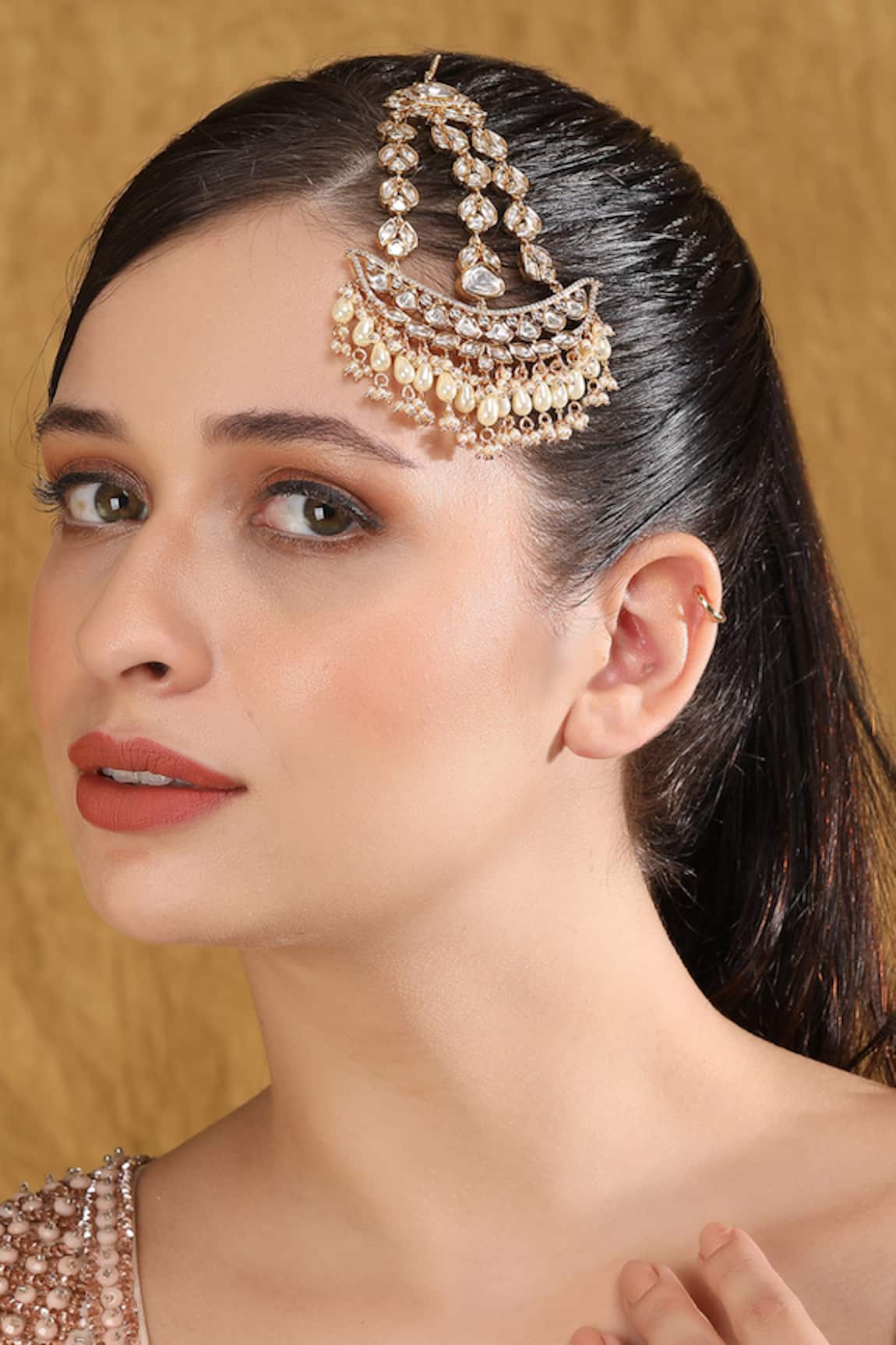 Auraa Trends Kundan & Bead Passa 