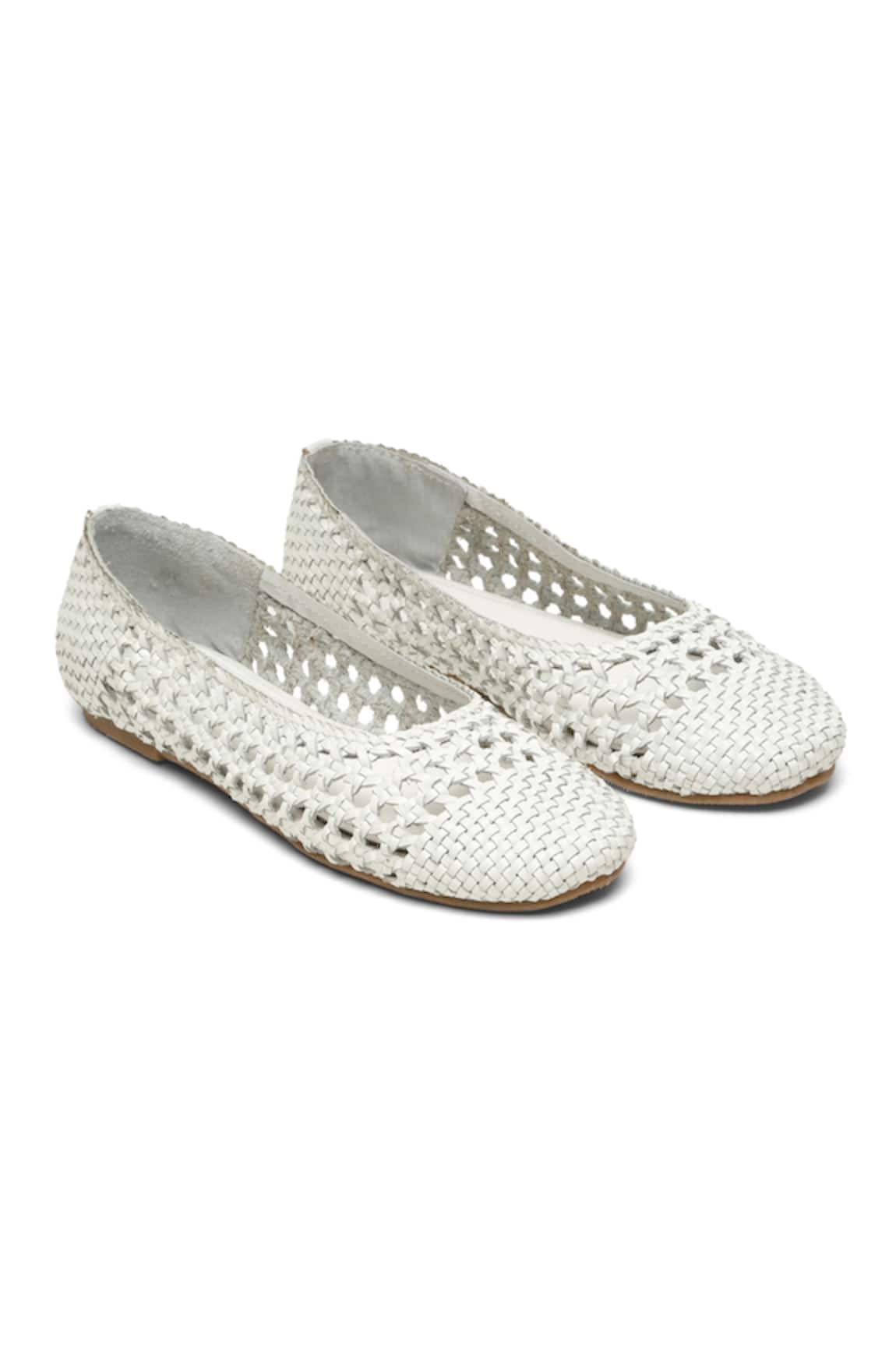 HATS OFF ACCESSORIES Woven Ballerina Flats 