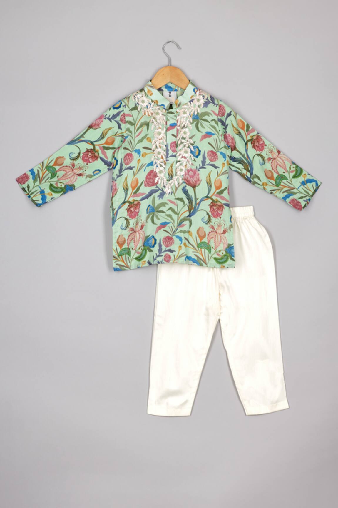 P & S CO Floral Print Kurta Set