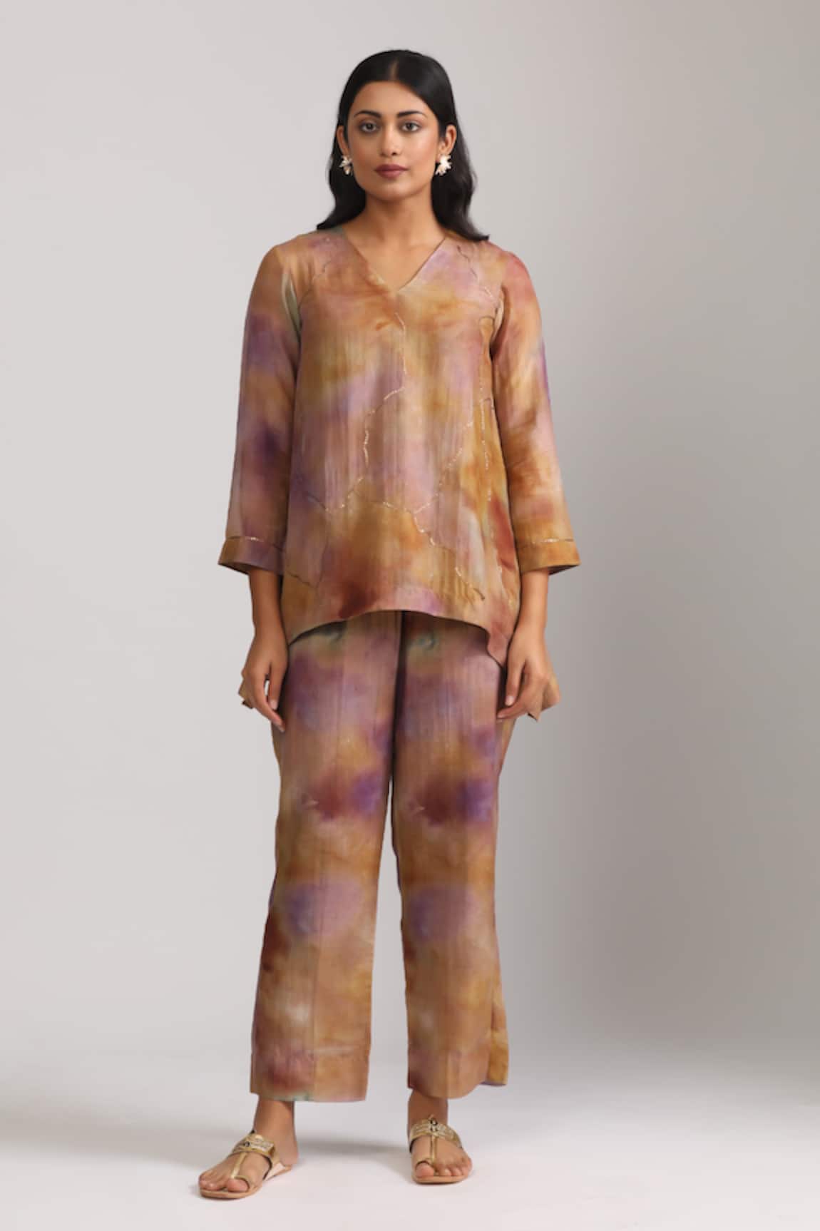 Trendy tokari Tie Dye Kurta Set with Pant 
