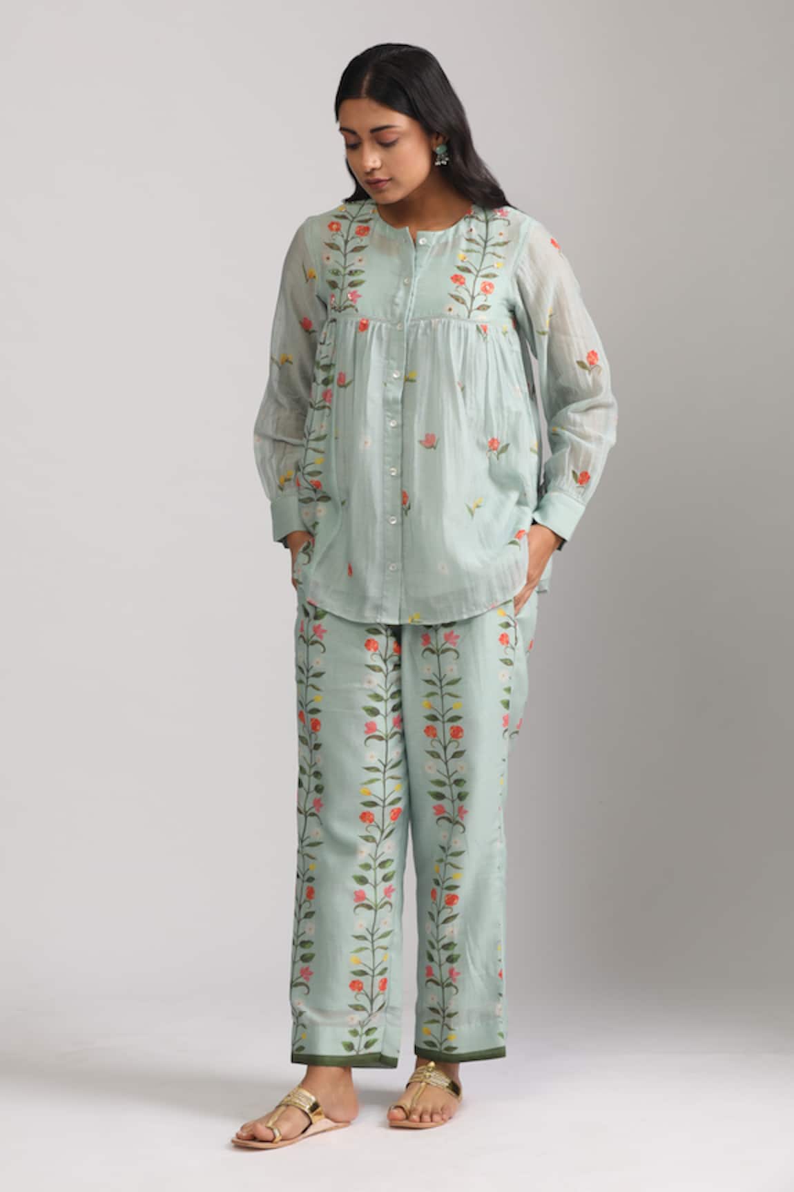 Trendy tokari Florette Print Top & Pant Set 