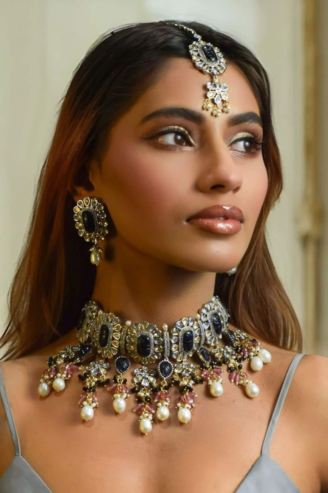 Amaara Jewels Blossom Choker Set 
