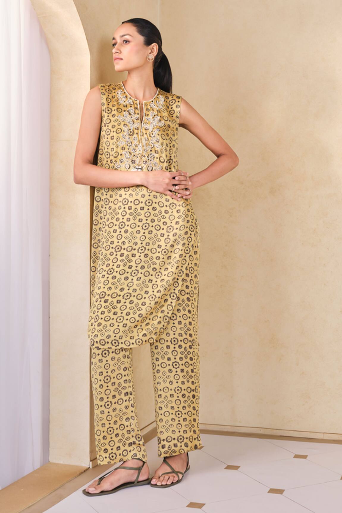 Grassroot By Anita Dongre Ajrakh Print Kurta Set 