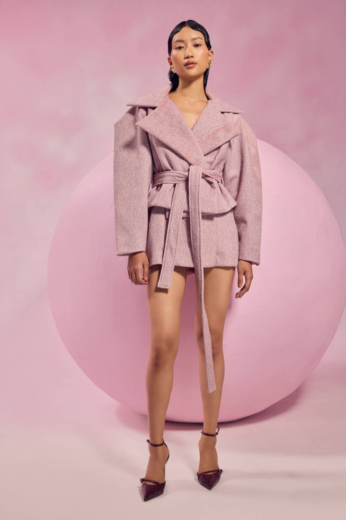 July Issue Peplum Jacket & Skirt Set 