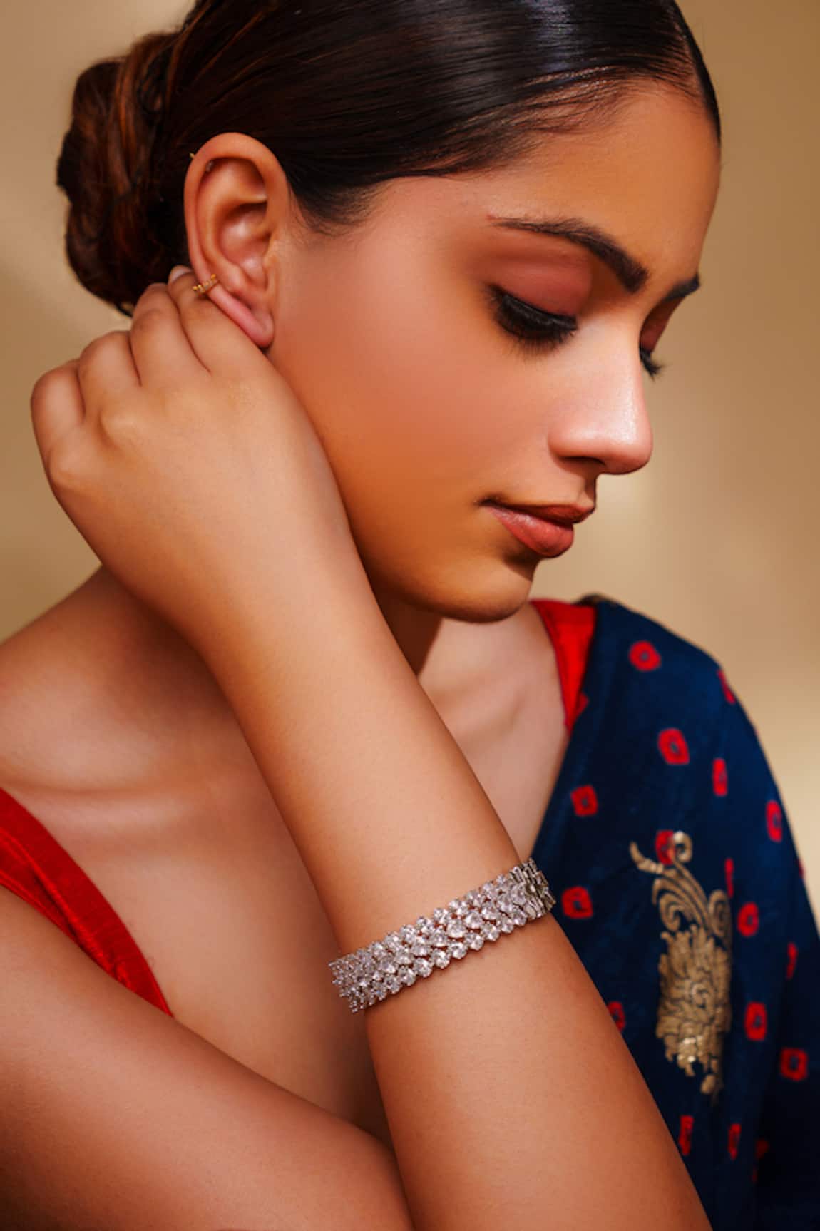 ZEVAR BY GEETA Embellished Kada 
